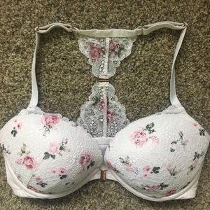 PINK Victoria’s Secret Floral Date Push-up Bra